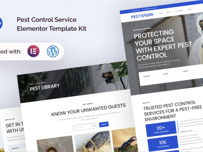 Pestspark - Pest Control Service Elementor Template Kit
