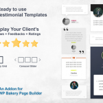 Testimonials Slider and Grid - WPBakery Addon