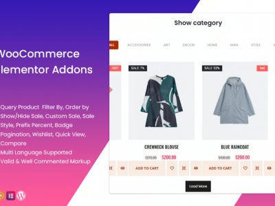 WooCommerce Elementor Addons