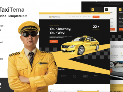 Taxitema - Taxi Drivers Business Template Kit