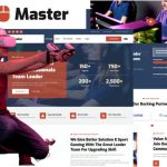 Master - Esport Team & Gaming Community Elementor Template Kit