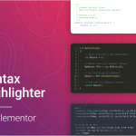 Code Syntax Highlighter for Elementor