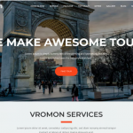 Vromon - Tour & Travel Agency WordPress Theme