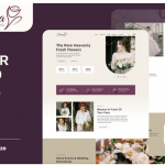 Floria - Flower Boutique & Decoration Elementor Template Kit