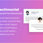 HT Testimonial For Elementor