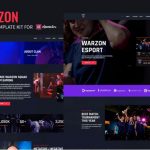 Warzon - Esports Gaming Elementor Template Kit