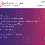 WooCommerce Sale Products Layout for Elementor