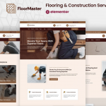 FloorMaster - Flooring & Construction Service Elementor Pro Template Kit