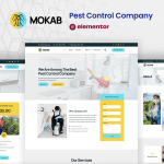 Mokab - Pest Control Services Elementor Pro Template Kit
