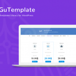 GuTemplate - Pro Templates Library for WordPress