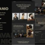 Cavanio - Barbershop & Hair Studio Elementor Template Kit