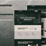 Groomers - Barbershop & Hair Salon Elementor Template Kit
