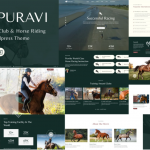 Puravi - Equestrian Club & Horse Riding Theme