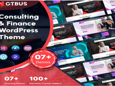 GTBUS - Consulting & Finance WordPress Theme