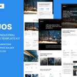 Aquos - Factory & Industrial Elementor Pro Template Kit