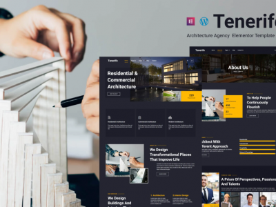 Tenerife - Architecture Agency Elementor Pro Template Kit