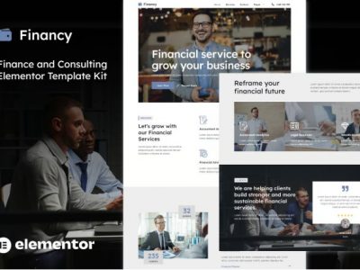 Financy - Finance & Consulting Elementor Template Kit