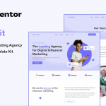 Buzkit - Influencer Marketing Agency Elementor Template Kit