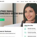 Techcom - Investment Consulting Elementor Template Kit
