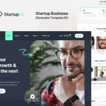 StartupInc - Startup Business Elementor Pro Template Kit