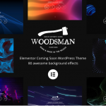 Woodsman - Elementor Coming Soon WordPress Theme