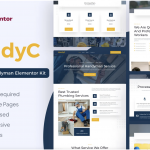 HandyC - Plumber & Handyman Elementor Pro Template Kit
