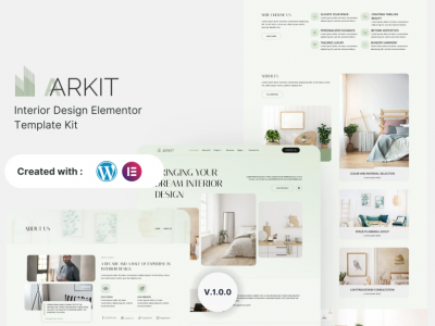 Aarkit - Interior Design Elementor Template Kit