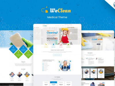 We Clean - Cleaning WordPress