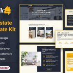 Realtik - Real Estate & Property Sales Elementor Template Kit