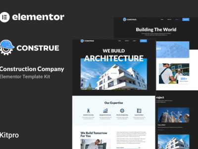 Construe - Construction Company Elementor Template Kit