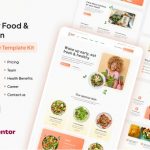 Nutri Food - Healthy Food & Nutrition Elementor Pro Template Kit