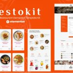 Restokit - Food & Restaurant Elementor Template Kit