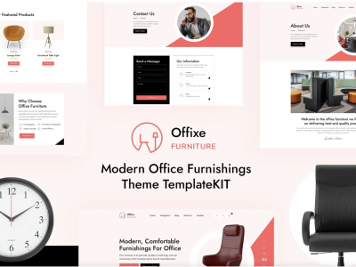 Offixe - Furniture Elementor Template Kit
