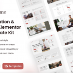 Soulme Yoga Meditation & Wellness Mindfulness Elementor Template Kit