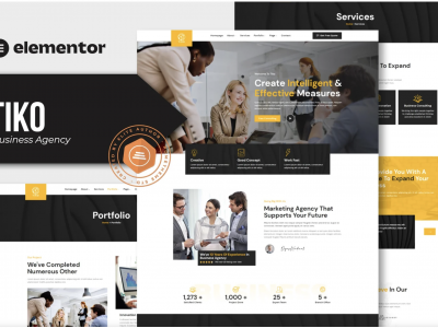 Tiko - Business Agency Elementor Template Kit