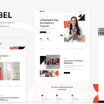 Nabel - Influencer Marketing Agency Elementor Template Kit