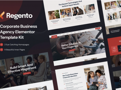 Regento - Business Agency Elementor Template Kit