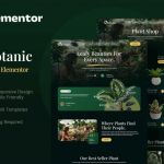 Botanic - Plant Store Elementor Template Kit
