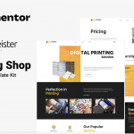 Meister - Printing Shop Elementor Template Kit