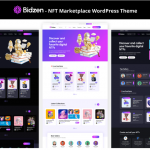 Bidzen - NFT Marketplace WordPress Theme
