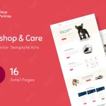 Beige - Pet Shop Woocommerce Elementor Template Kit
