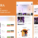 Andara - Influencer & Social Media Agency Template Elementor
