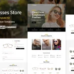 ClearView - Eyeglasses & Eyewear Store WooCommerce Elementor Template Kit