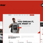 D-Shirt - T Shirt Design & Printing Elementor Pro Full Site Template Kit