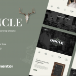 Uncle - Barbershop Elementor Template Kit