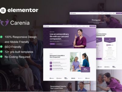 Carenia - Home Care & Private Nursing Services Elementor Template Kit
