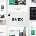 Evex - Heat Pumps & Renewable Energy Elementor Template Kit