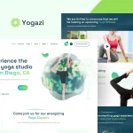 Yogazi - Yoga Studio Elementor Pro Template Kit