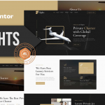 Flights - Private Jets Elementor Template Kit