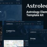 Astroleeu - Astrology & Numerology Elementor Template Kit